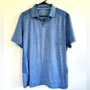 Mens Tommy Bahama IslandZone Short Sleeve Blue Polo Size M